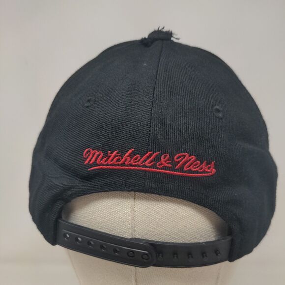 Mitchell & Ness Men's Snapback Hat Black Embroidered Miami Heat NBA Logo - Picture 5 of 10